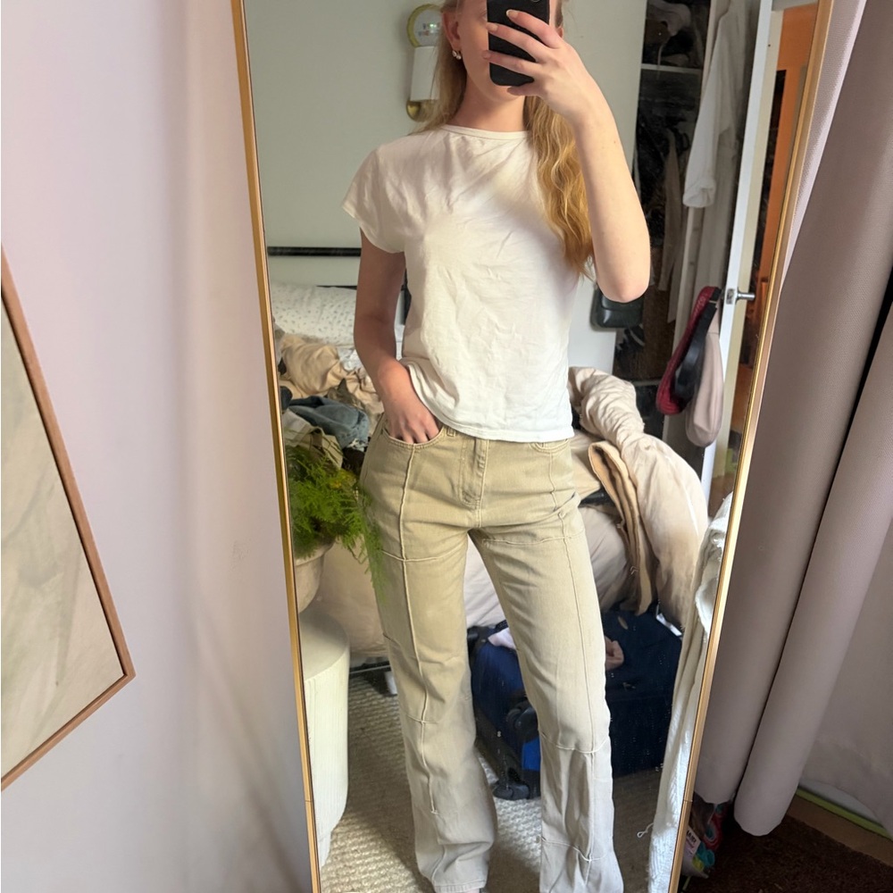 Source Unknown Beige Pants